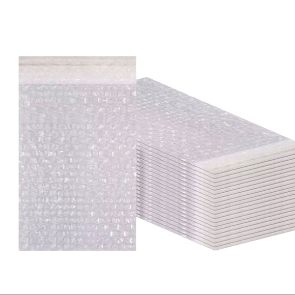 5x7.5 Bubble Out Pouches Bubble Roll Bags Self Sealing Mailers Poly 10 ct - Picture 1 of 8
